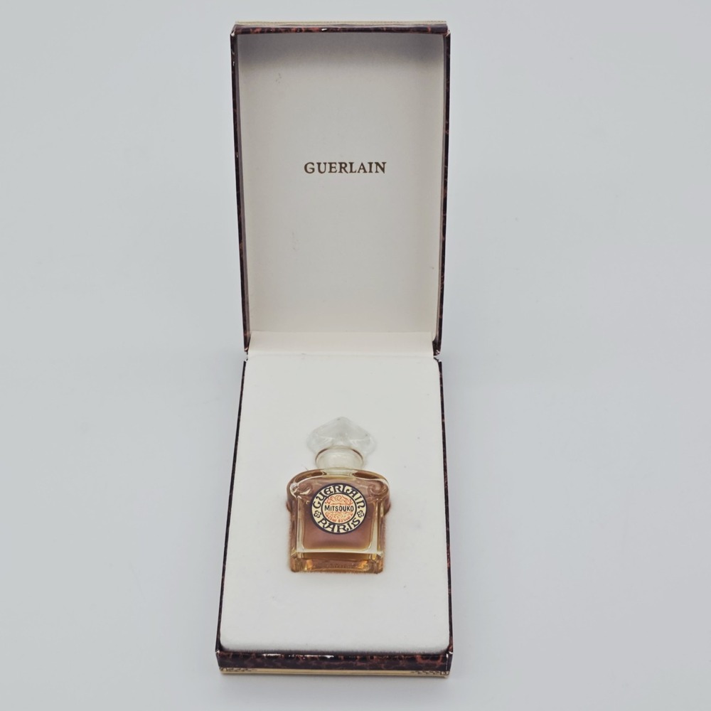 Vintage Guerlain Mitsouko Perfume Bottle w Box Paris France